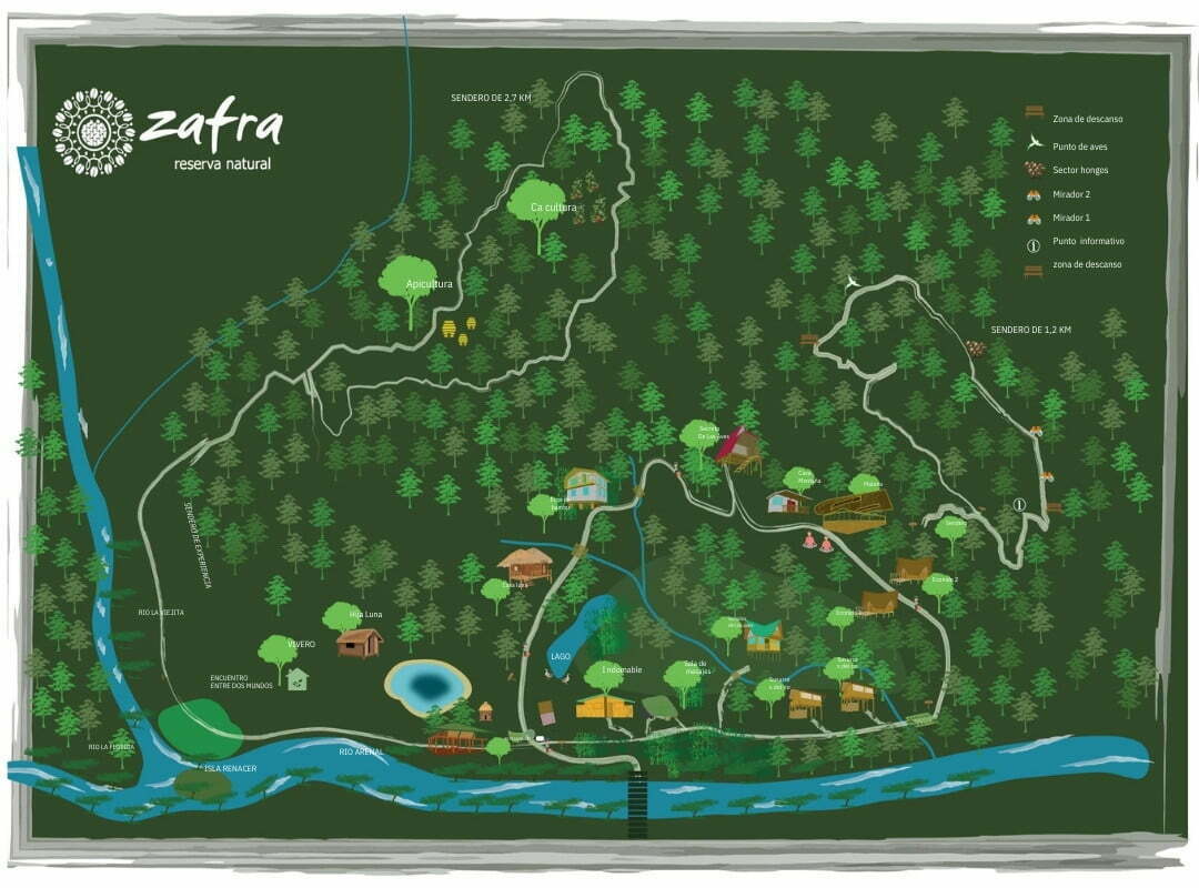 Mapeo de Reserva Zafra Ejemplo de Turismo Circular: Reserva Zafra